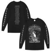 10 Years Gone Black Long Sleeve Tour T-Shirt
