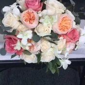 Rose and Orchid Bridal Bouquet