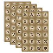 Art Sheets - Block Letters