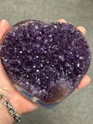 Amethyst Large Heart from Uruguay (#1020)