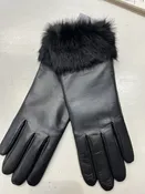 Leather Gloves Faux Fur — Daisy Clothing Boutique