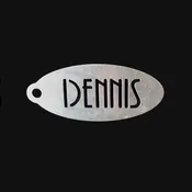 Custom stainless steel identification keychain tag — Central Sheet Metal and Steel