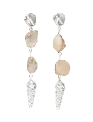 Adara Drop Earrings - Silver