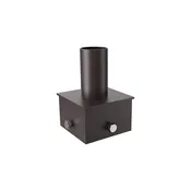 5" Square Pole Mount Tenon Adapter
