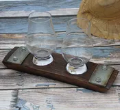 2-Glass Bourbon Flight – Glencairn Whiskey Tasting Tray