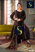 Black Georgette Palazzo Suit