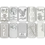 1 oz Silver Bar – Various Mint