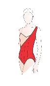 #2412 Diana 2 color Leotard