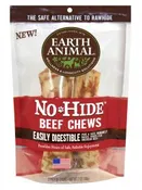 Earth Animal No-Hide Beef Chews 4″ 2-Pack