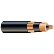 1/0 AWG 1C Overall Tape Shield EPR/PVC MV-105-133% 5KV/8KV – Black – Cut to Length