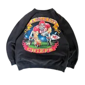 WESTSIDE STOREY VINTAGE | VINTAGE 90'S KC LINEMAN SWEATSHIRT - BLACK