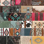 CLH-043 American Bling Clutch Pre-Pack Assorted Color (24PCS)