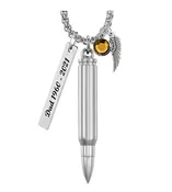 222 Caliber Bullet Pendant Urn - Love Charms® Engraving Option