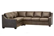Aurora L481 Sectional (Made in the USA Leather Collection)