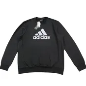 Adidas Men Black Sweatshirt US XL Crew Neck Long Sleeve