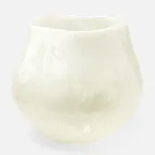 Abria Outdoor Planter - Pearl White