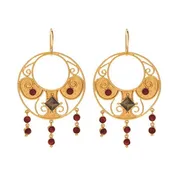 ANTIQUITY CASCADING ROUND EARRING