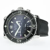 Blancpain Fifty Fathoms Black Dial Chronograph Stainless Steel 5085F-1130-52A