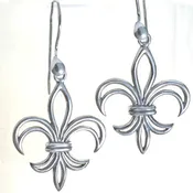Calliope Street Fleur De Lis Earrings