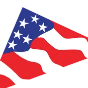 11 ft. Delta Kite - Patriotic