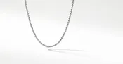 Box Chain Necklace in Silver