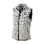 Evanston Wildkits Frosty Grey Full Zip Sherpa Vest by Boxercraft