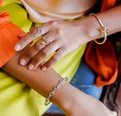Briolette Chain Ring
