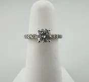14kt White Gold Diamond Ring