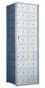10 Doors High x 4 Doors (39 Tenants) 1600 Series Front-Load Private Distribution Cluster Mailbox in Anodized Aluminum Finish