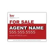 18″x24″ Eco Hanging Sign 1 (Keller Williams)