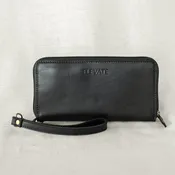 Leather Zipper Wallet – Premium Full-Grain, Spacious & Organized