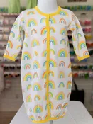 Newborn Knit Rainbow Gown