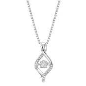 0.08ctw Pendant in Silver