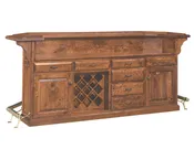 100" Canted Raised Panel Bar