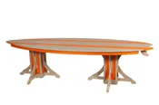 10' SurfAira Dining Table Wood Grain