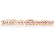 0.37CTTW Pink Diamond Eternity Band Vivaan Collection