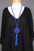 Cherry Blossom Necklace in Imperial Blue