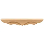11-3/8 in x 1-3/4 in x 1-11/16 in Middle Rounded Pedestal Foot