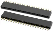 0.10" Centerline PCB Socket, 20-pin, Straight