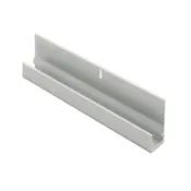 12ft Bottom J-Channel 2012-A, Satin Clear Anodized