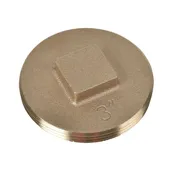 Brass Pipe- Fittings- 3"- Cleanout Threaded Plug