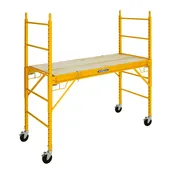 Werner Baker SRS-72 Steel Rolling 6' Scaffolding Package // 1000 lb Load Capacity