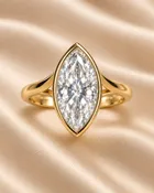 Marquise Bezel Diamond Ring