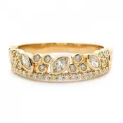 Abstract Diamond Ring