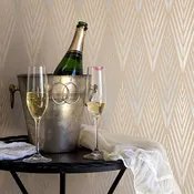 African Plumes Raven + Lily Wall Stencil