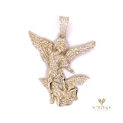 10Kt Gold Angel Pendant
