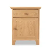 American Country 1-Drawer Nightstand with Door