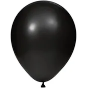 12" Black Latex Balloons (15)