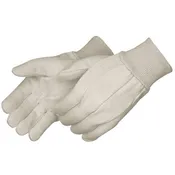 20016 Cotton Canvas Work Gloves – 8 oz, Knit Wrist, Clute Back (Large, Dozen)