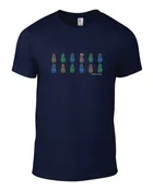 Tartan Apparel Camosnow T-Shirt in Navy